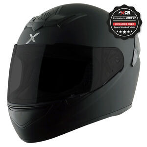 AXOR Rage Full Face Helmet - Matt Black 