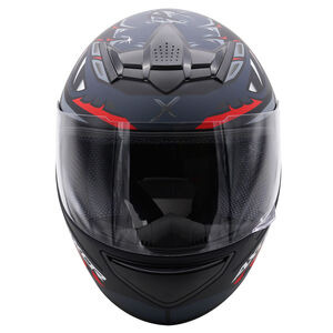 AXOR Rage Full Face Helmet - Python Black Grey Red Matt click to zoom image