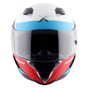 AXOR Helmet SH890 Full Face - Hunter Turbo Gloss White Red click to zoom image