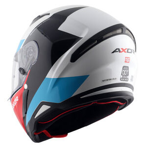 AXOR Helmet SH890 Full Face - Hunter Turbo Gloss White Red click to zoom image