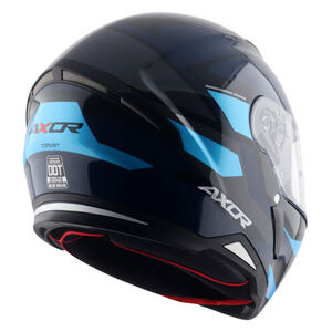 AXOR Helmet SH890 Full Face - Cornet Gloss Black Blue click to zoom image