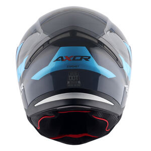 AXOR Helmet SH890 Full Face - Cornet Gloss Black Blue click to zoom image