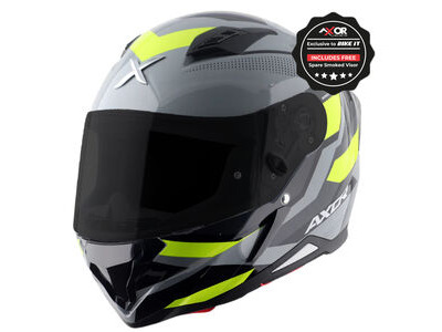 AXOR Helmet SH890 Full Face - Cornet Gloss Black Neon Yellow