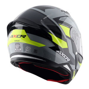AXOR Helmet SH890 Full Face - Cornet Gloss Black Neon Yellow click to zoom image