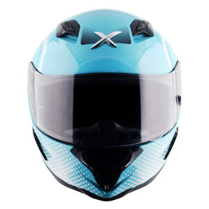 AXOR Helmet SH890 Full Face - Spear Hex Gloss Blue White click to zoom image