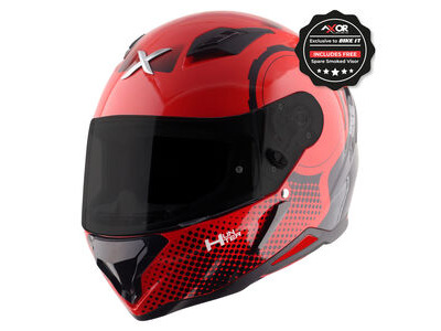 AXOR Helmet SH890 Full Face - Spear Gloss Red