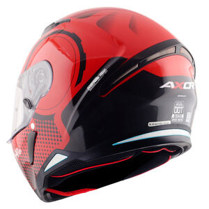 AXOR Helmet SH890 Full Face - Spear Gloss Red click to zoom image