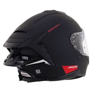 AXOR Brutale Full Face Helmet With Dual Spoiler Black Matt click to zoom image