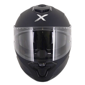 AXOR Brutale Full Face Helmet With Dual Spoiler Black Matt click to zoom image