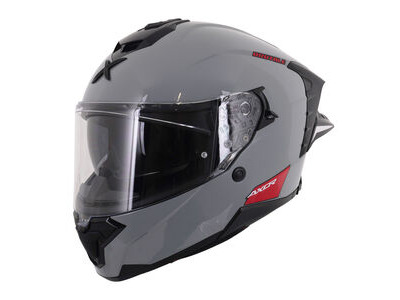 AXOR Brutale Full Face Helmet With Dual Spoiler Nardo Grey Gloss