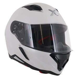 AXOR Hunter Full Face Helmet Solid White Gloss click to zoom image
