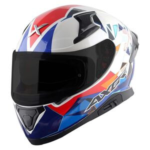 AXOR Apex Full Face Helmet Prism White Red Gloss click to zoom image