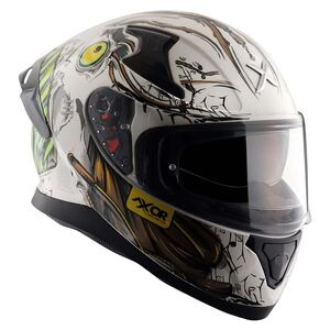 AXOR Apex Full Face Helmet Sea Devil White Gold Gloss click to zoom image