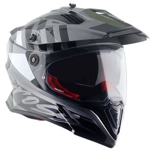 AXOR X-Cross Adventure Helmet Orbit Athena Grey Black Gloss click to zoom image