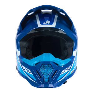 Just1 J40 Motocross Helmet Flash White Blue click to zoom image