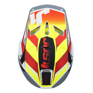 Just1 J22 Motocross Helmet Frenetik Fire Fluo Yellow Red White click to zoom image