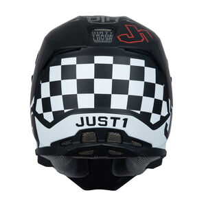 Just1 J22 Motocross Helmet Flagman Red Titanium Black L click to zoom image