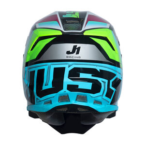 Just1 J22 Motocross Helmet Frenetik Neon Fluo Lime Black click to zoom image