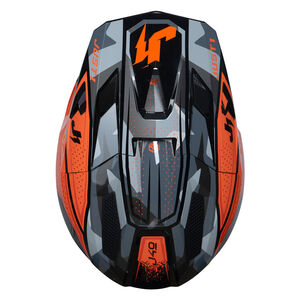 Just1 J40 Motocross Helmet Shooter Camo Orange Black click to zoom image