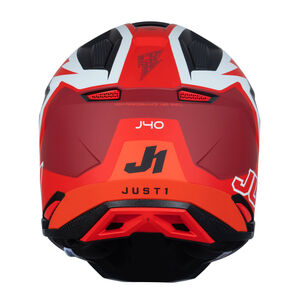 Just1 J40 Motocross Helmet Flash Red White Black click to zoom image