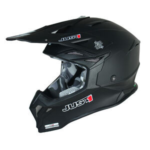Just1 J39 Motocross Helmet Solid Black Matt 2024