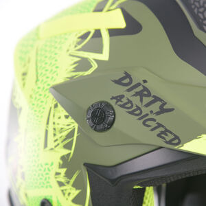JUST1 J38 MX Helmet Mask Fluo Yellow/Black/Army Green Matt click to zoom image
