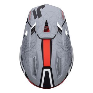 JUST1 J40 Motocross Helmet Mission Red Grey Matt click to zoom image