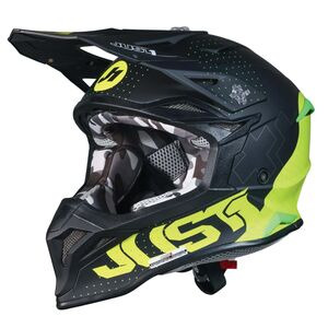 JUST1 Just1 J39 Motocross Helmet Xeno Fluo Yellow Black Matt 2026