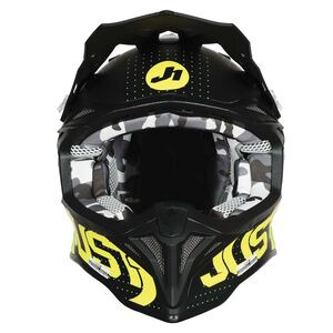 JUST1 Just1 J39 Motocross Helmet Xeno Fluo Yellow Black Matt click to zoom image