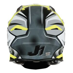 JUST1 J39 Motocross Helmet Revo Grey Yellow Fluo Black Matt click to zoom image