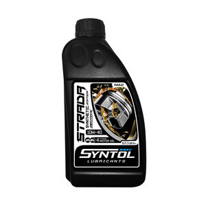 Syntol Strada 4T 10W-40 1 Litre Motorcycle Synthetic Oil 