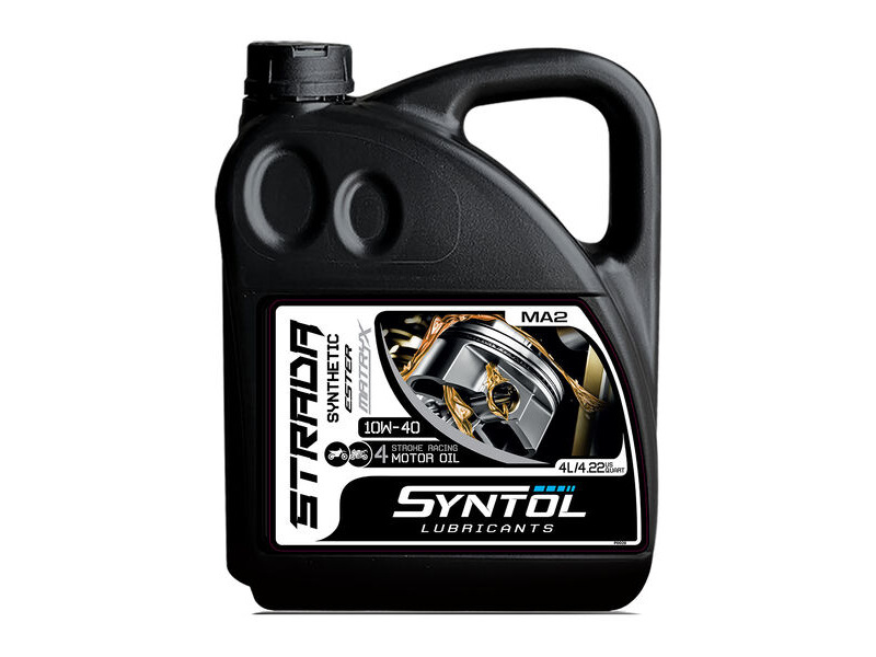 Syntol Strada 4T 10W-40 4 Litre Synthetic Oil click to zoom image