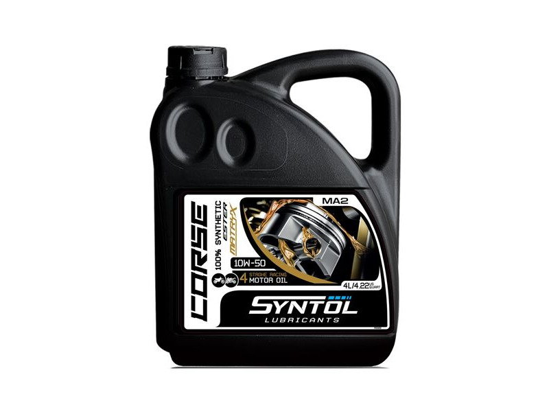 Syntol Corse 4T 10W-50 Fully Synthetic Oil 4 Litre click to zoom image