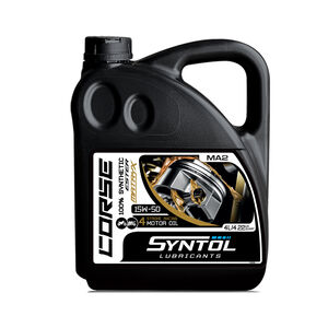 Syntol Corse 4T 15W-50 Fully Synthetic Oil 4 Litre 