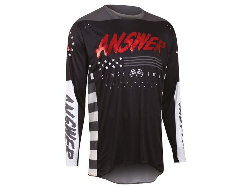 ANSWER RACING Elite Proline Jersey - Black/Red click to zoom image