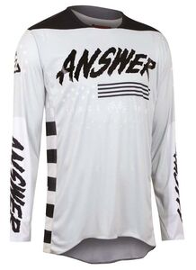 ANSWER RACING Elite Proline Jersey - Ghost/Black 