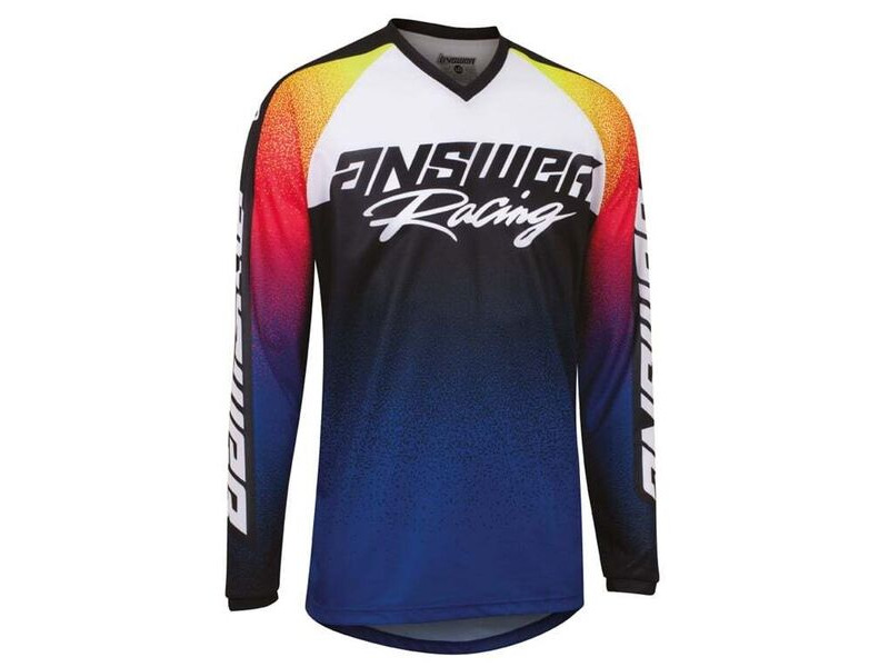 ANSWER RACING Syncron Prism Jersey - Reflex Blue/Pink click to zoom image