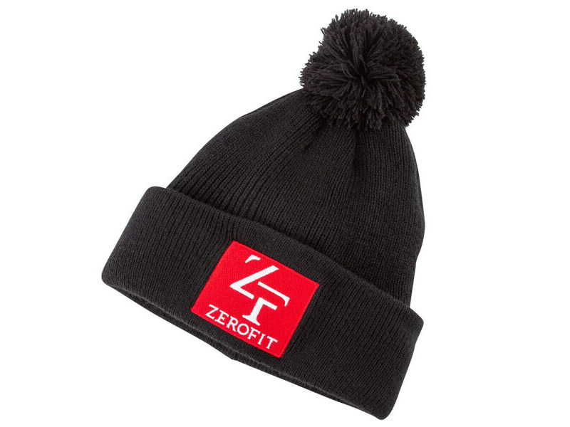 ZeroFit Bobble Hat Black click to zoom image