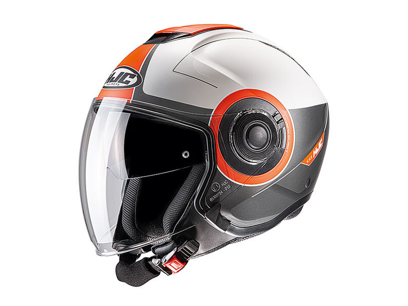 HJC I40 Panadi MC7SF Black White Orange click to zoom image