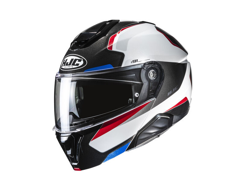 HJC I91 Felio MC21 White Blue Red click to zoom image