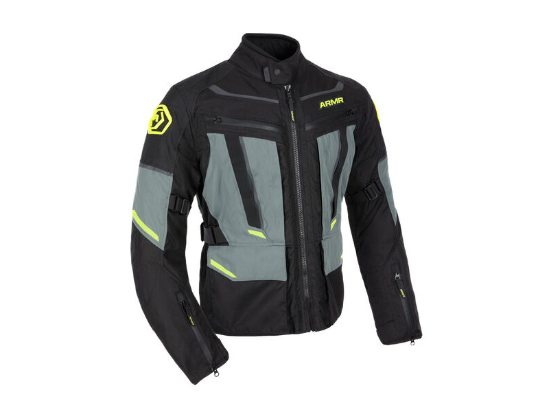ARMR Kumaji 3.0 WP MS Jacket Black/Green/Fluo Yellow click to zoom image