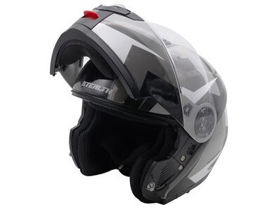 STEALTH V159 Flip Road Helmet Graphic Mono Gloss
