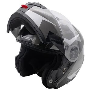 STEALTH V159 Flip Road Helmet Graphic Mono Gloss click to zoom image