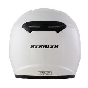 STEALTH Full Face Helmet V121 Gloss White click to zoom image