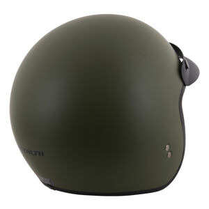 STEALTH HS391 Peaked Open Face Helmet Matt Green click to zoom image
