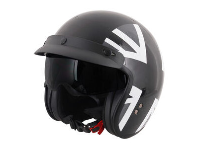STEALTH HS391 Peaked Open Face Helmet Mono Jack