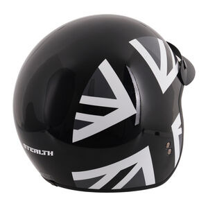 STEALTH HS391 Peaked Open Face Helmet Mono Jack click to zoom image
