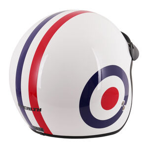 STEALTH Open Face Helmet With Peak - Roundel click to zoom image