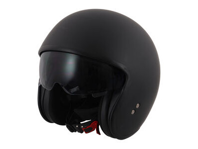 STEALTH Open Face Helmet - Matt Black