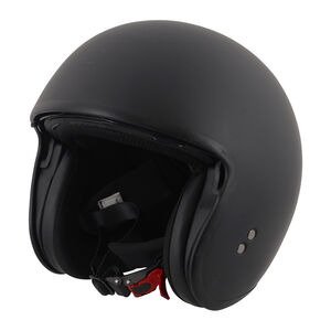 STEALTH Open Face Helmet - Matt Black click to zoom image